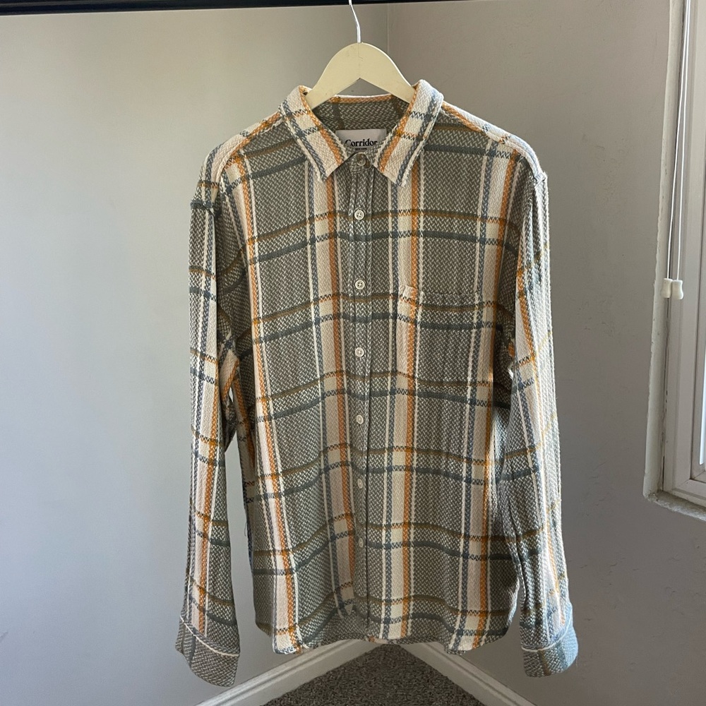 Corridor NYC Acid Plaid. Size L.